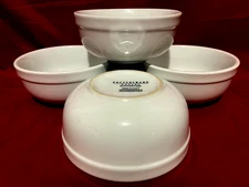 Pottery Barn Suppertime White Du Jour Cereal Bowls 6" (Set Of 4)