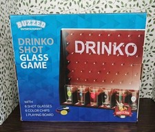 Drinko Shot Glass Game, Buzzed Entertainment, Table Top Game, Adults, NIB