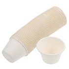 50 Pcs Dessert Cup Reusable Paper Cups Ice Cream Canteen Bowls