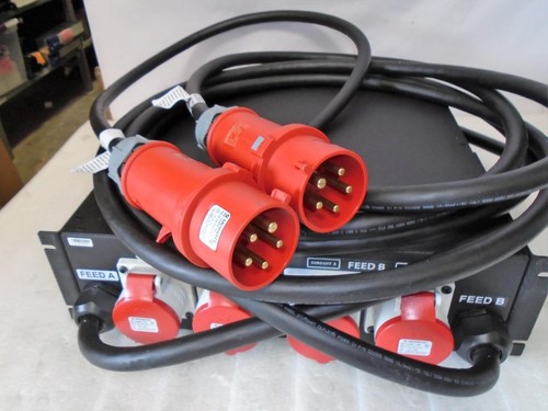 New Geist Vertiv MU3303 24A 208-240/360-415 VAC Breakered 3U 15ft Cord PDU - Afbeelding 7 van 8