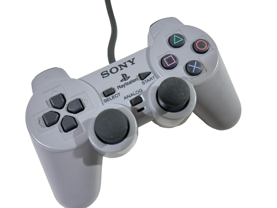 Sony PlayStation 1 PS1 PS One Gray Remote Controller SCPH-1200 CLEANED ...
