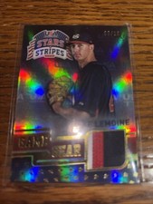 2015 Panini Stars & Stripes Gold Holofoil Patch Jake Lemoine 3/10 Team USA