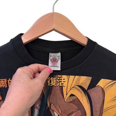 Dragon Ball GT Vegeta Goku AOP T-shirt Resurreccion Black REPRINT