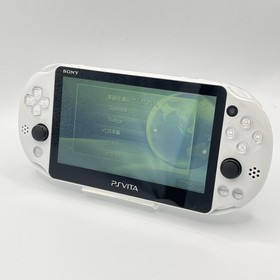 Play Station PS Vita 2000 Glacier White PCH 2000 ZA22 PSV Slim w/ Box Excellent