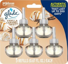 10 Ct - Glade Plugins Refills Air Freshener, Vanilla Caramel Twist 2 pack