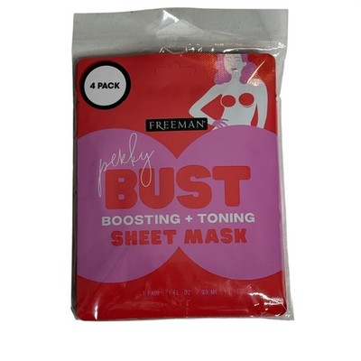 Freeman Bust Firming Mask 4 Pack Perky Toning Hydrating Skincare