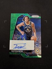 2024-25 Panini Prizm Tristen Newton Rookie RC Choice Green Auto SSP 3/8
