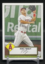 2021 Topps Series 1 Mike Trout 1952 Throwback 