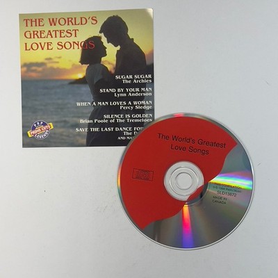 The World's Greatest Love Songs CD 1994 Digitally Remastered Pop Retro Music
