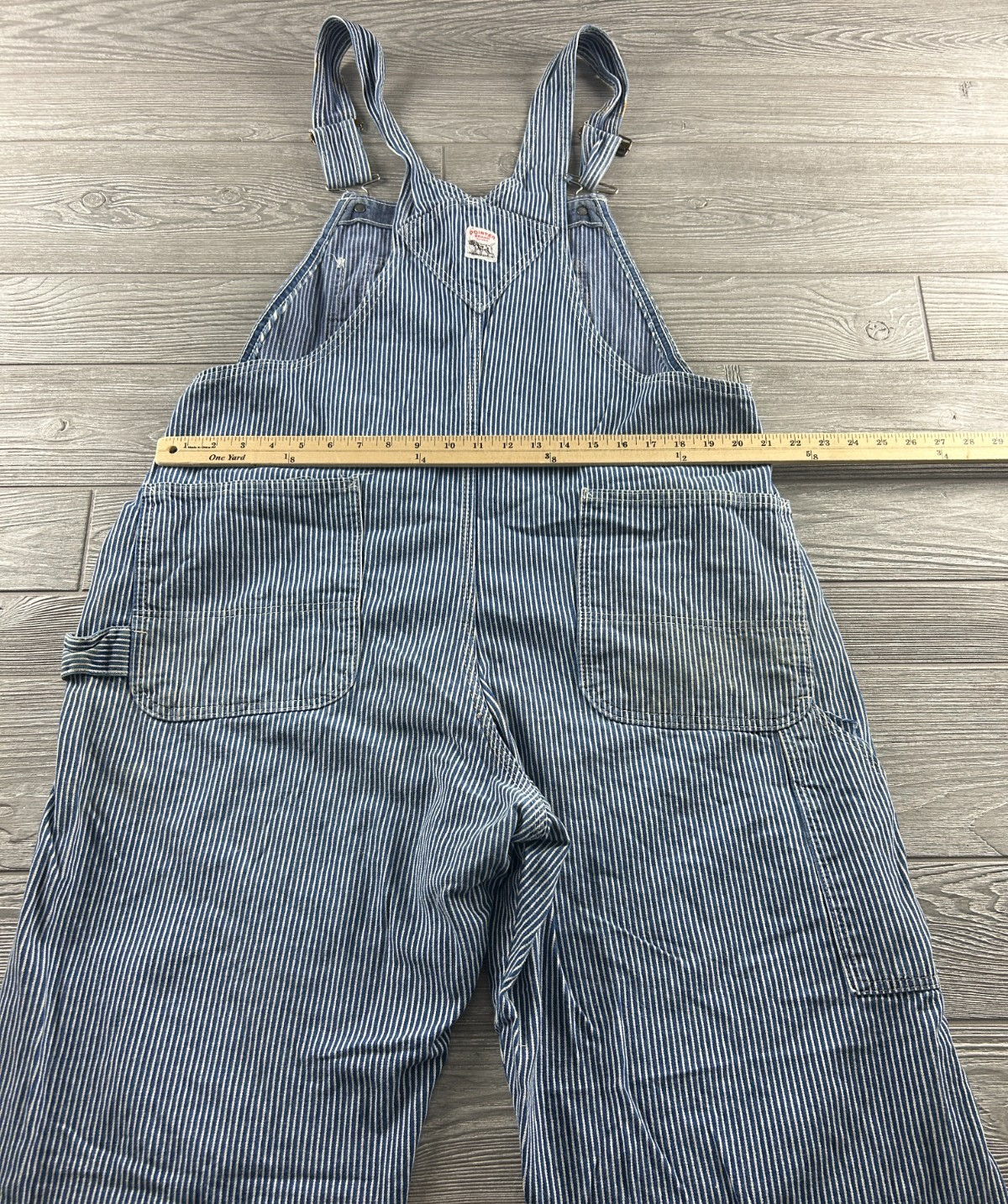 Pointer Brand Hickory Stripe Engineer Railroad Ov… - image 3