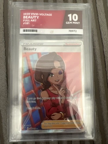 Pokemon Beauty Full Art Holo Card 181/185 ACE Gem Mint 10