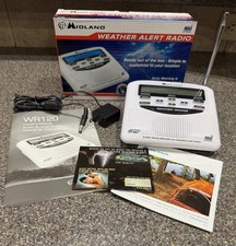 Midland Weather Alert Radio WR120B EUC TESTED/WORKS