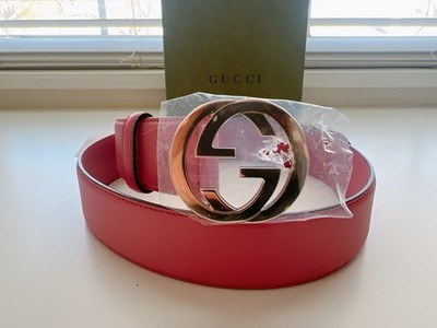 Gucci Interlocking buckle leather belt size 80 | eBay display picture 1