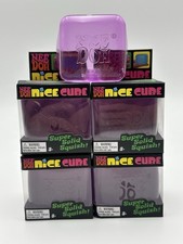 Nee Doh Nice Cube - Super Solid Squish  Purple - Brand New/Factory Sealed TL