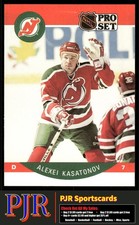 Alexei Kasatonov 1990-91 Pro Set #169a New Jersey Devils Rookie
