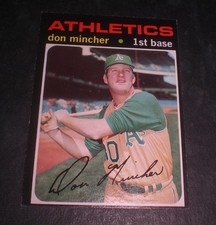 1971 DON MINCHER TOPPS BASEBALL CARD #680