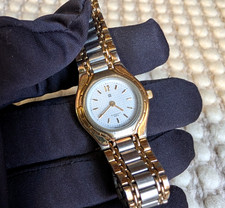 Vintage Givenchy Women s Watch   Two-Tone Gol...