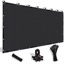 90% Sun Shade Cloth with Grommets, 8' X 10' Pergola Shade Cover Canopy, Mesh ...