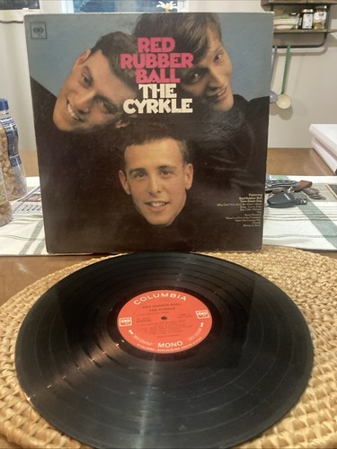The Cyrkle LP Red Rubber Ball Columbia 2 eye CL 2544 Scratches Mono