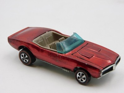 Hot Wheels Redlines Custom MUSTANG Red Spectraflame Vintage 1967 Hong Kong