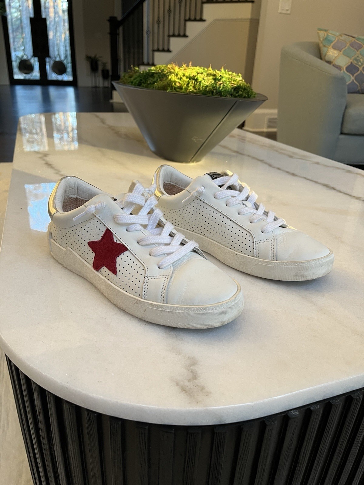 Vintage Havana Sneakers Size 8.5 Women’s White And Red