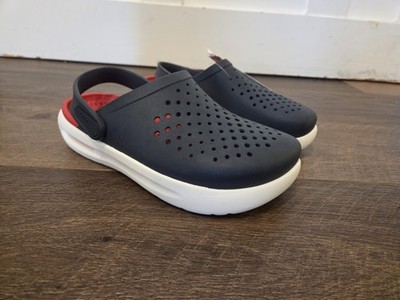 Crocs Men's Women's LiteRide Inmotion Clog Navy Blue Red White NWT/NWOB