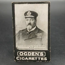 1901 Ogden's Tab Harry Rawson Boer War Navy Antique Tobacco Cigarette Card