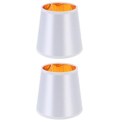  2 stücke Tuch Kunst E14 Meson Lampe Schatten Lampe Staubsichere Abdeckung Lampe