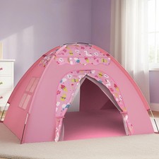 Kids Play Tent, Extra Large Unicorn Playhouse for Girls, 70"x45"x43" Pink Kid...