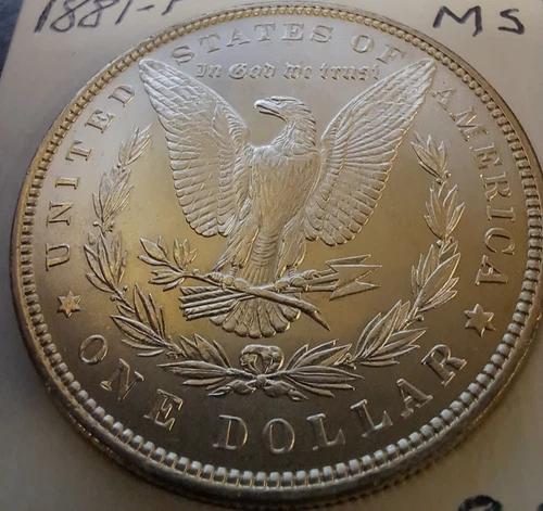 1881-P  Morgan Silver (90%) Dollar Gem BU Brighter $60+ Silver Value