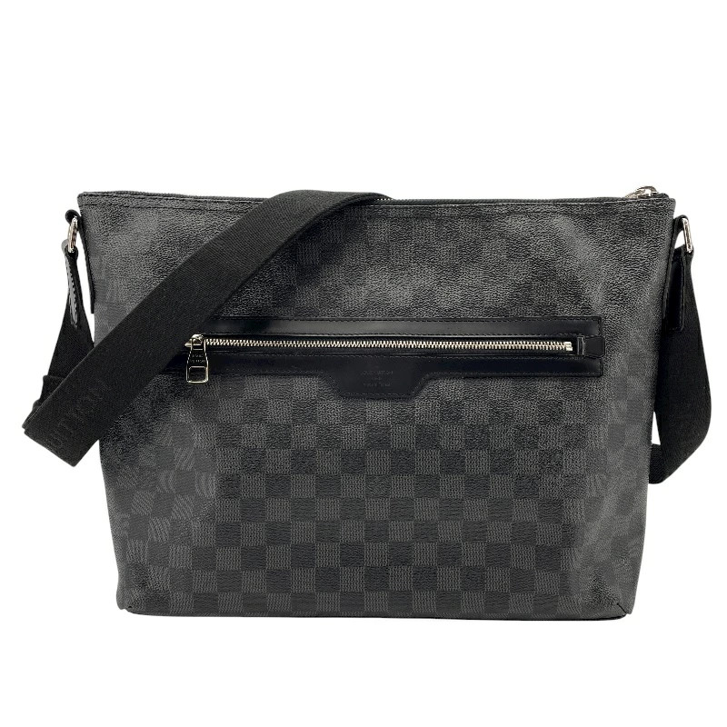 Louis Vuitton Mick MM N41106 Damier Graphite Shoulder Bag Used Japan #RC3056