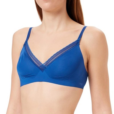Sloggi Body Adapt Twist Soft Bra Womens Bra Underwired Size XS+ Blue Sapphire