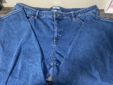 Women's High-Rise Skinny Jeans Plus Size 24W, Medium Wash/WG4ZG Ava Viv