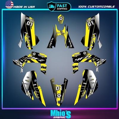 Yamaha YFZ 450R 450X Graphics kit 2014 2016 2018 to 2023 decals stickers ATV UTV