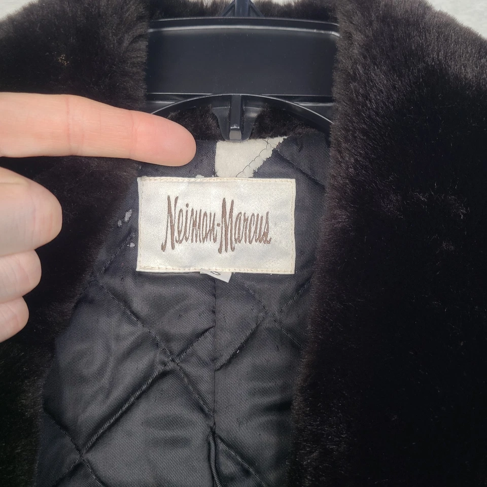 Abrigo Chaqueta Corta De Colección Años 60 Neiman Marcus Penny Lane Flecos Cuero Talla Pequeña Foto 4 de 4