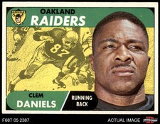 1968 Topps #90 Clem Daniels Raiders Prairie View 6 - EX/MT