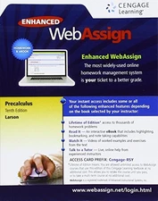 WebAssign Printed Access Card for Larso..., Larson, Ron