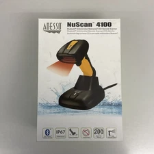 Adesso NuScan 4100B Bluetooth Antimicrobial Waterproof CCD Barcode Scanner