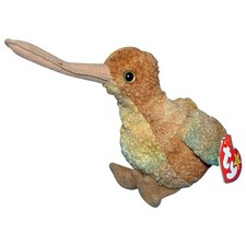 Ty Beanie Baby Beak - MWMT, Kiwi Bird