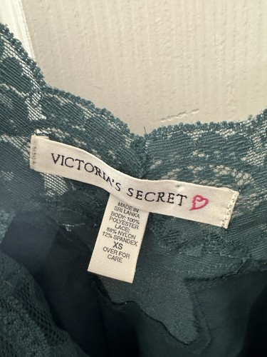victoria secret lingerie Green Long Slip Gown XS long maxi - Picture 3 of 5