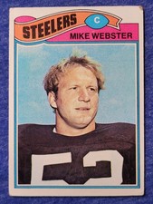 1977 Topps Mike Webster Steelers Rookie Card