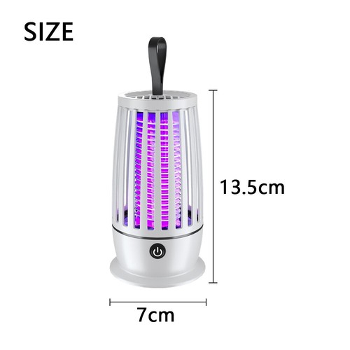 Lámpara Asesina de Mosquitos con Luz UV Eléctrica Recargable Insectos Zapper Mosca Trampa para Insectos - Imagen 2 de 21