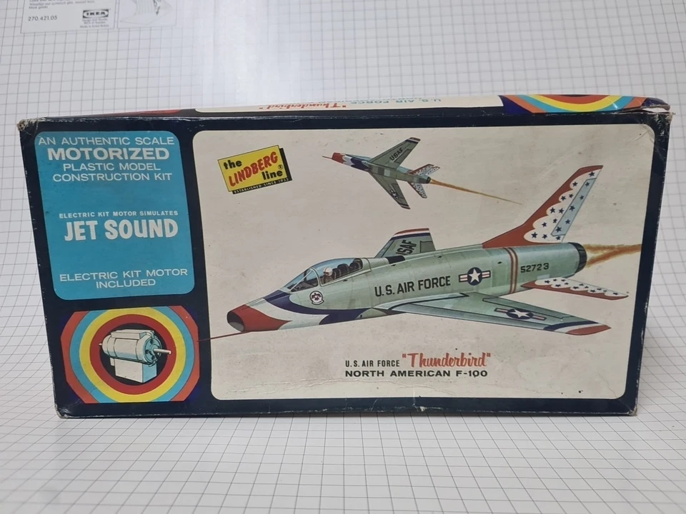 Lindberg North American  F-100 Thunderbird Sehr Alt,selten