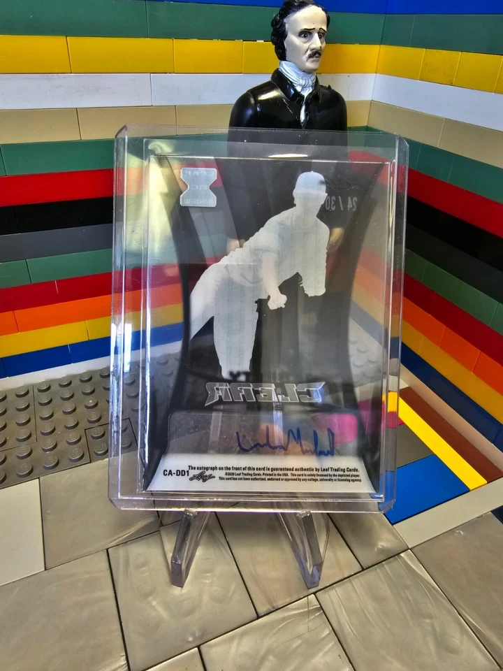 2020 Leaf Trinity Clear Dylan Maclean XRC RC Magenta AUTO Prospect /30 Rangers - Image 2 of 2