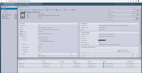 HPE 853995-B21 EL1000 1G 2XRJ45 Pass Thru + HP M510 128GB D-1587 16-core 800W PS - Picture 5 of 8