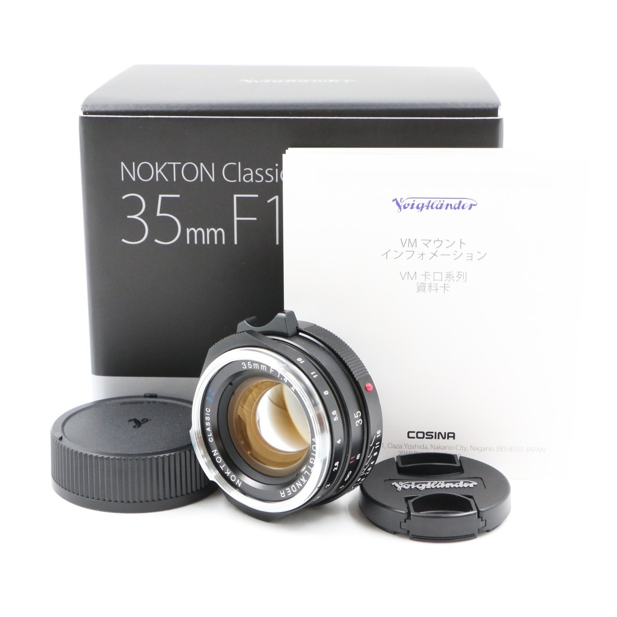 美品 NOKTON Classic 35mm F1.4 Ⅱ SC VM Top Mint】 Voigtlander NOKTON classic 35mm F1.4 II SC Lens