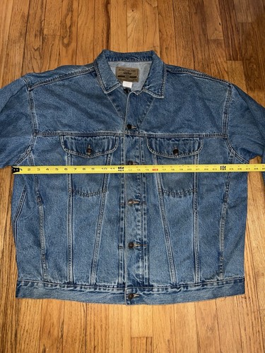 VINTAGE DENIM JORDACHE AUTHENTIC JEAN JACKET SIZE XX MENS - Picture 6 of 9