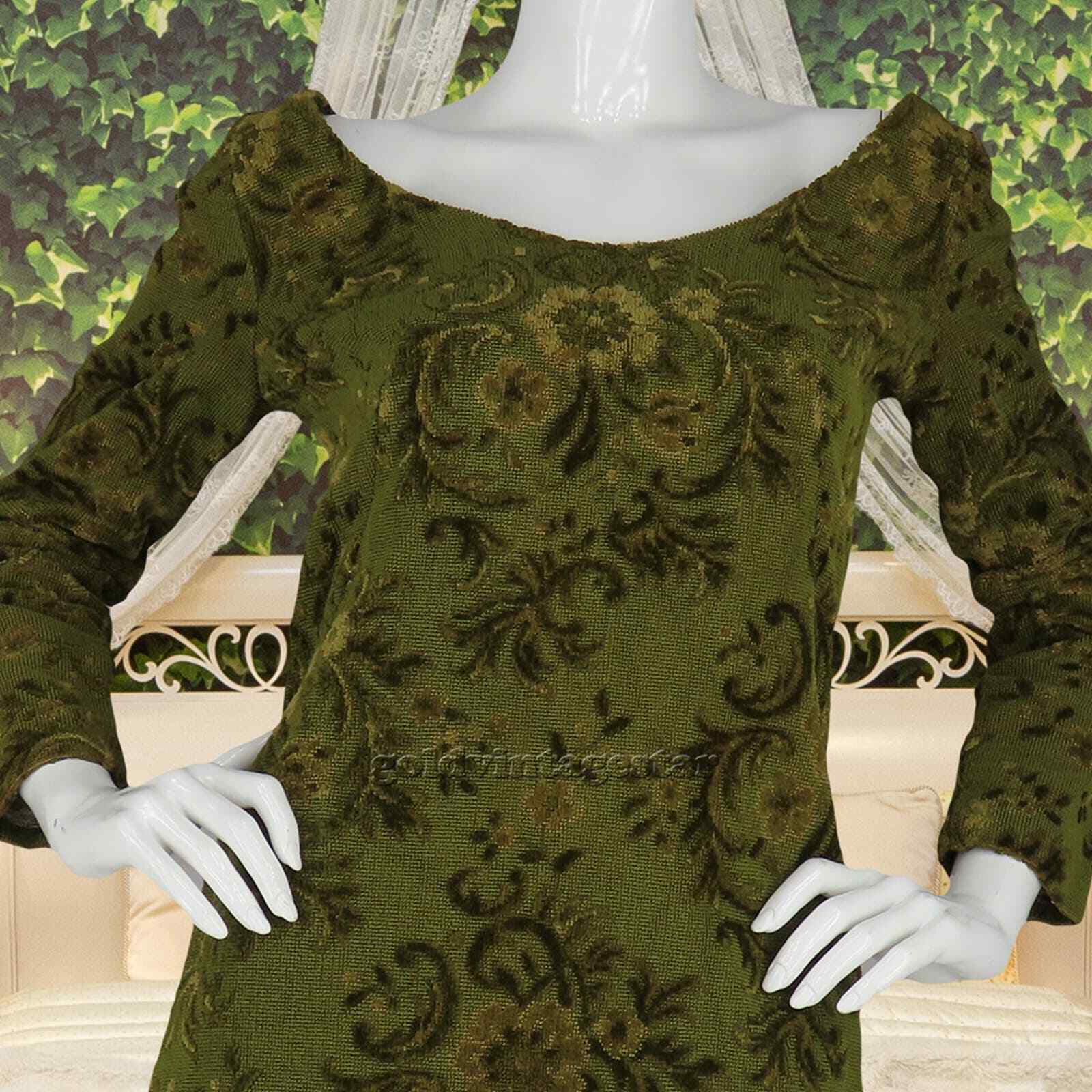 60s 70s Vintage Cottagecore Heavy Carpet Tapestry Rug… Gem