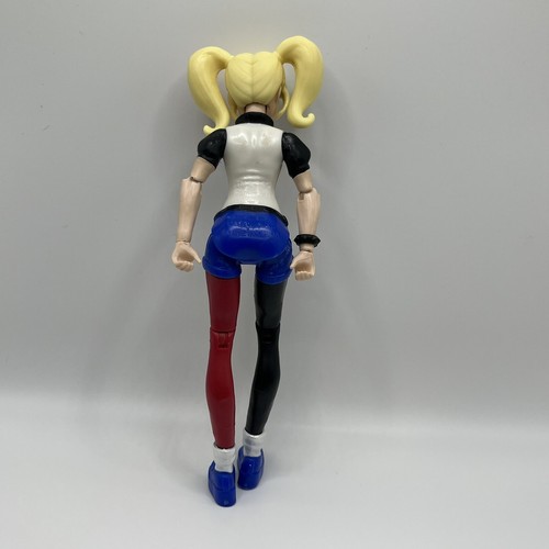 Figura de acción articulada posable Harley Quinn DC Comics Super Hero Girls 6 pulgadas - Imagen 5 de 5