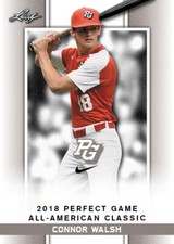 5 ct lot 2018 Connor Walsh Leaf Perfect Game Nike AA Classic Aflac Limited-Ed SP